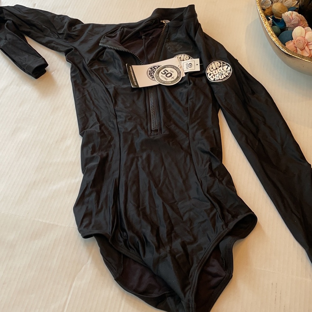 G-Bomb SPF Long Sleeve Bikini Cut Springsuit Black - Picture 10 of 10
